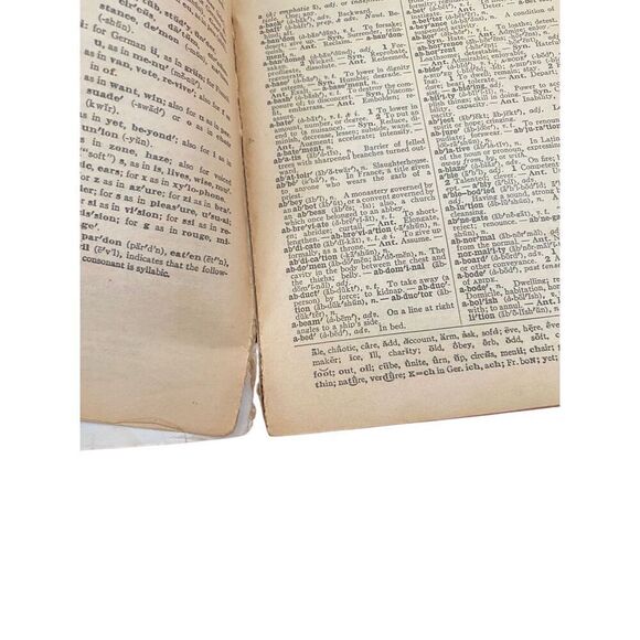 1958 The Mirriam Webster Pocket Dictionary English Language Paperback Book - Picture 4 of 13